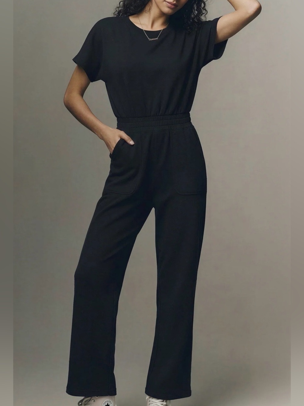 Rae Mode Scuba Crew Neck Jumpsuit